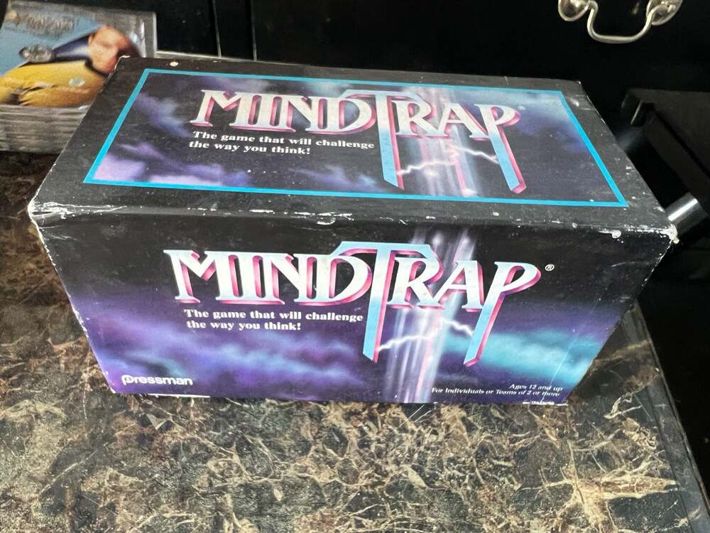 1996 MindTrap Board Game by Pressman